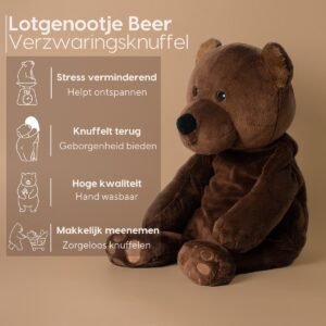 Krachtdier beer knuffel