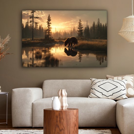 spirituele betekenis beer schilderij