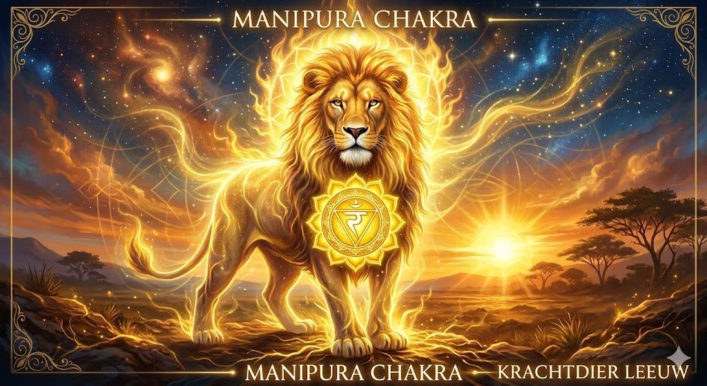krachtdier leeuw - zonnevlecht chakra