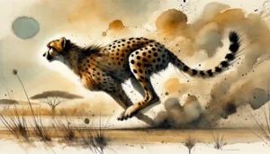 Cheetah of jachtluipaard