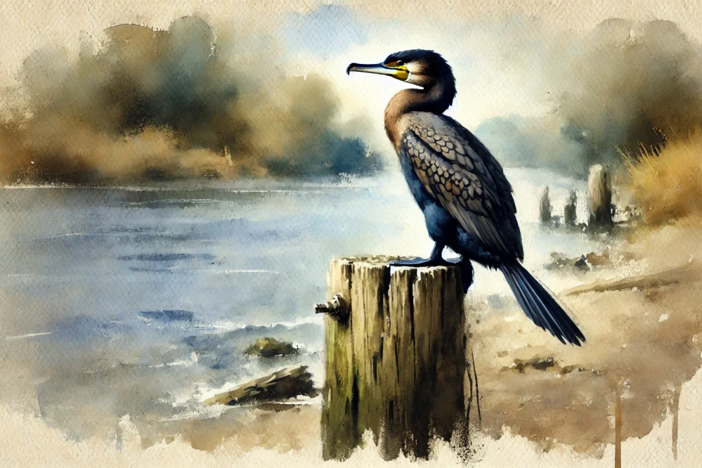 Krachtdier aalscholver