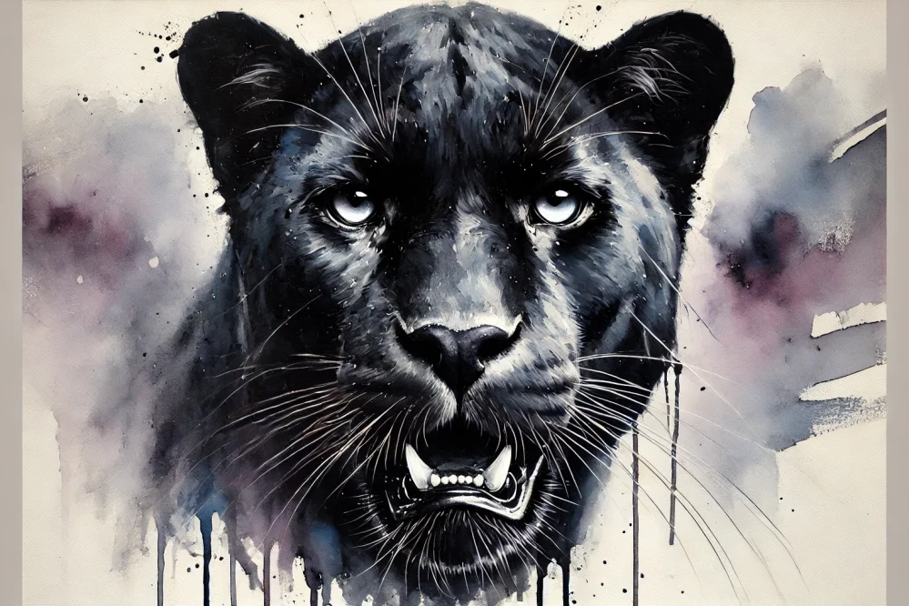 Krachtdier zwarte panter