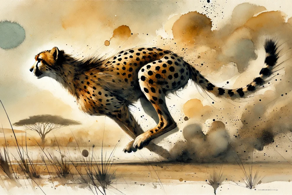 Cheetah of jachtluipaard